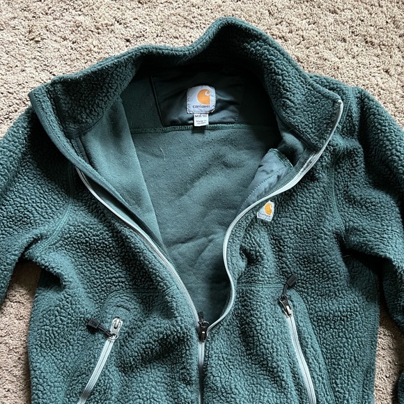 Carhartt Deep Pile Full Zip Fleece Sherpa Jacket - Picture 3 of 3